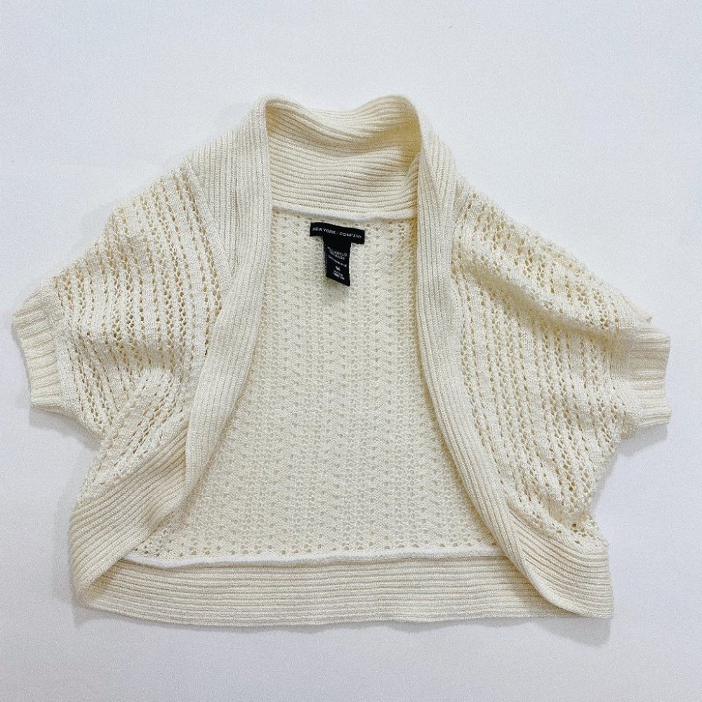 Y2K vintage New York and Company Medium Crochet Knit